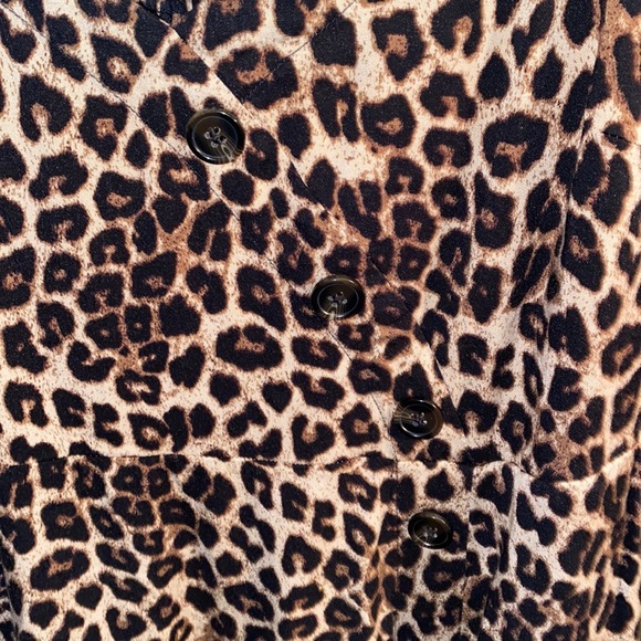 ❗️NWOT Cheetah Print Dress (w/pockets!) - Picture 4 of 10